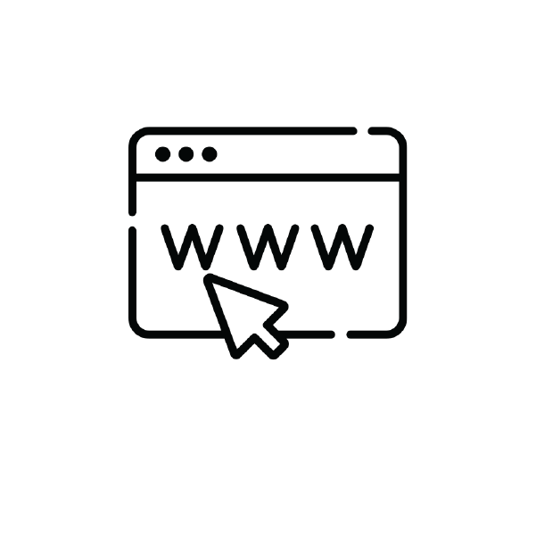 Icône création de site internet