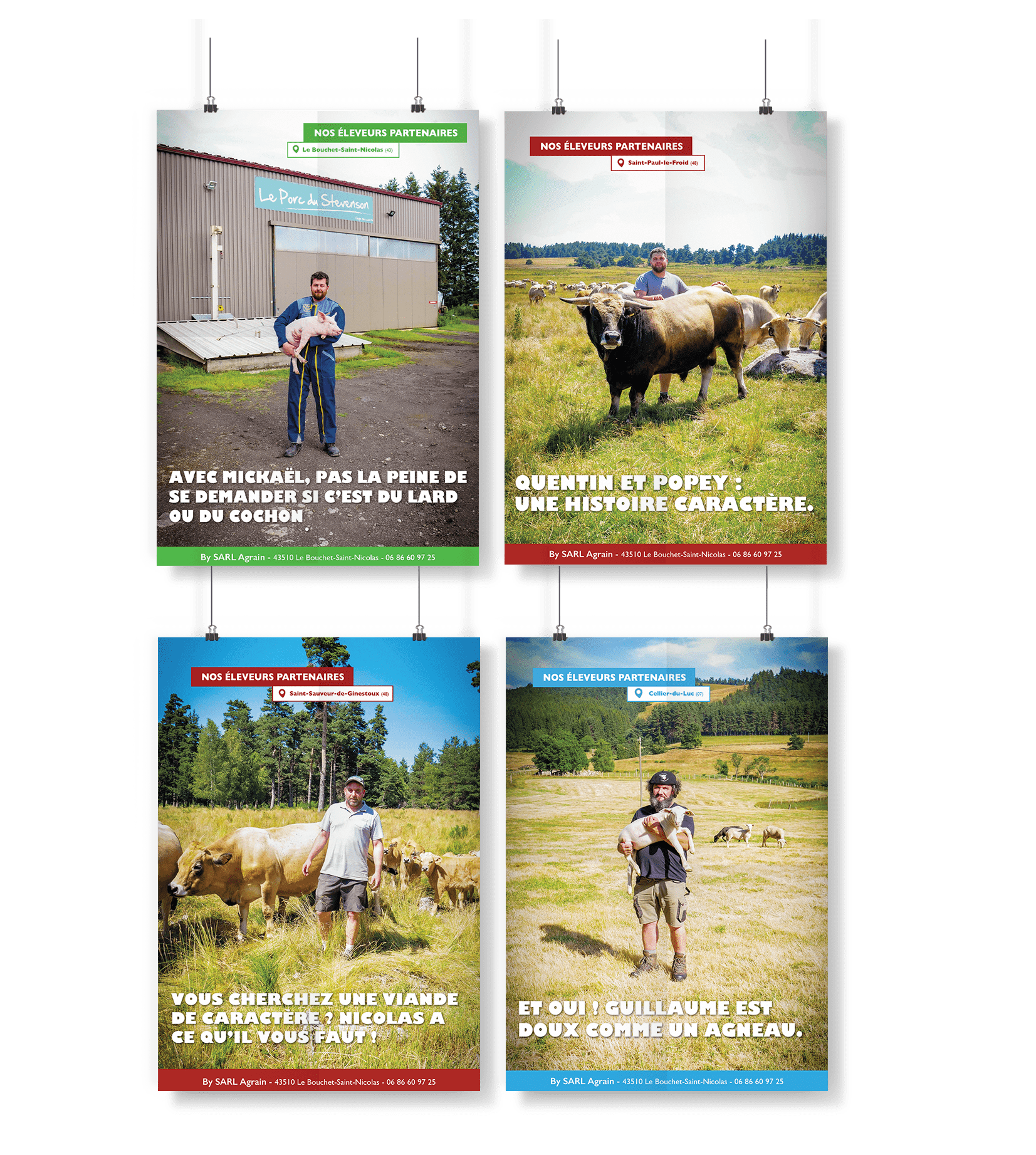 Campagne d'affichage pour le Porc du Stevenson