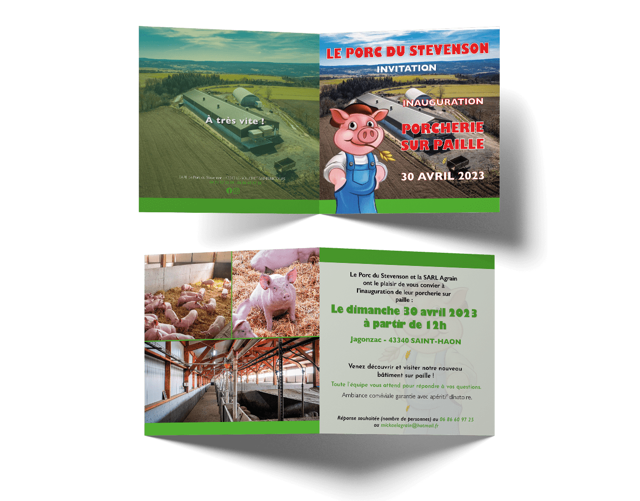 Campagne d'affichage pour le Porc du Stevenson