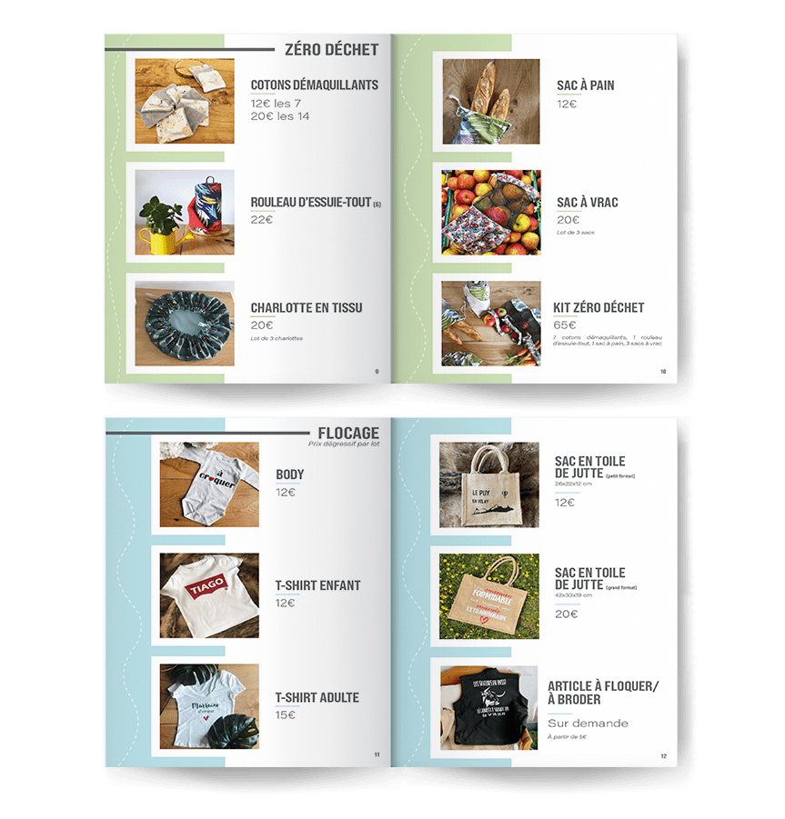 Création d'un catalogue en ligne pour la créatrice Fil de Neige