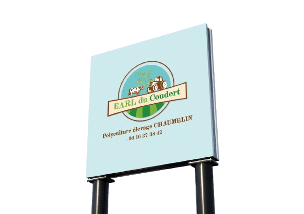 Création de logo agricole pour l'EARL du Coudert