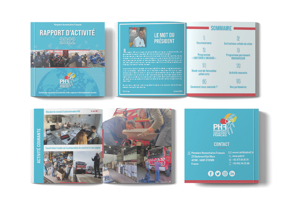 Création de supports évènementiels pour PHF