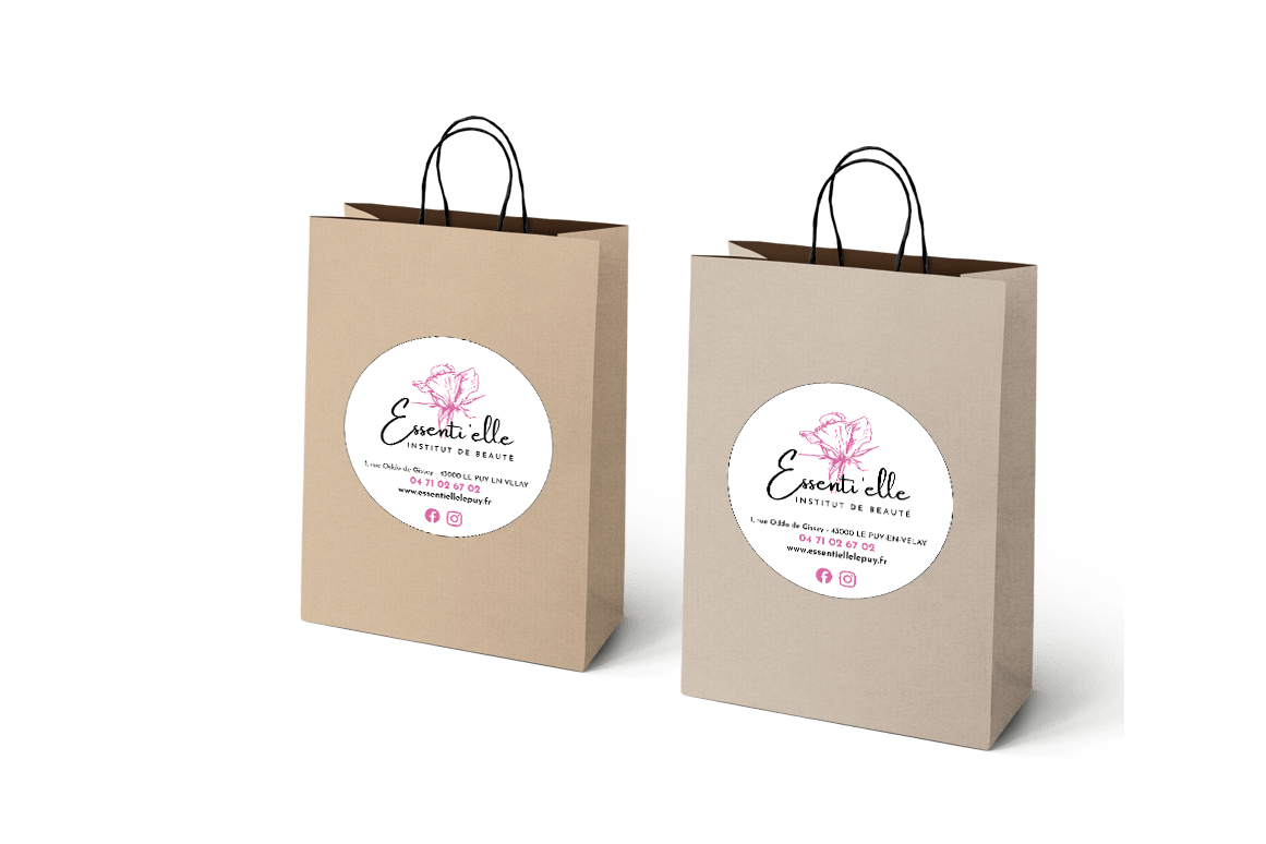 Création de supports print pour Essenti'elle