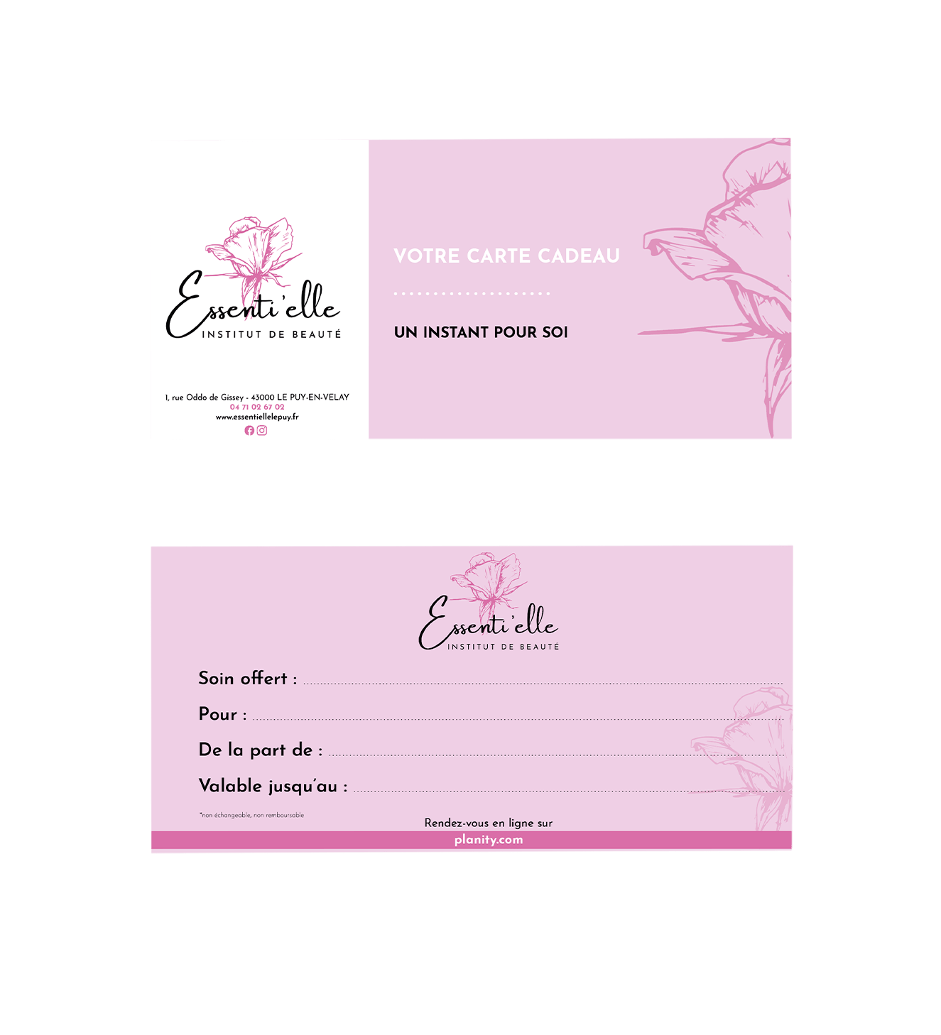 Création de supports print pour Essenti'elle