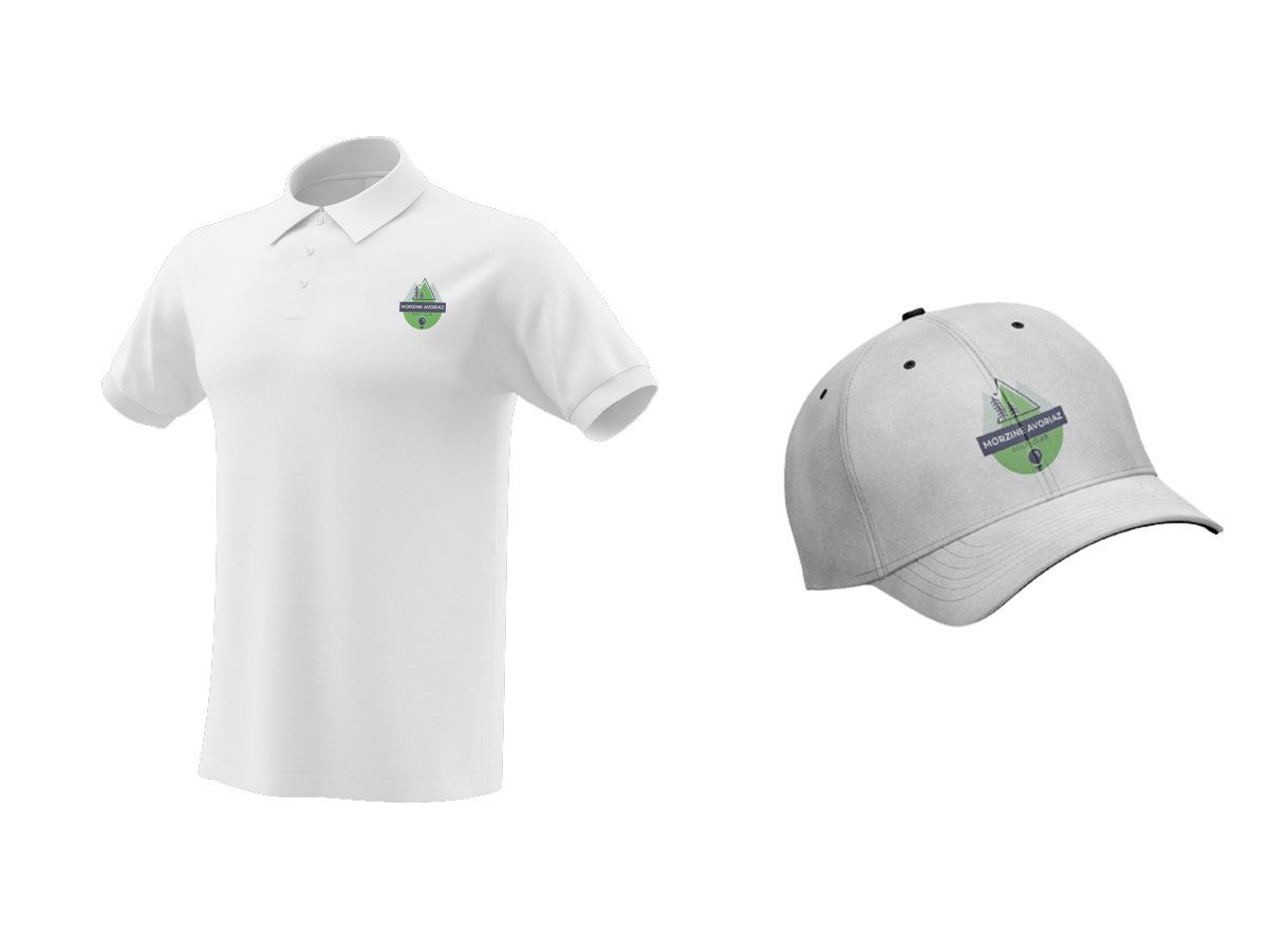 Création de logo club de golf Morzine Avoriaz