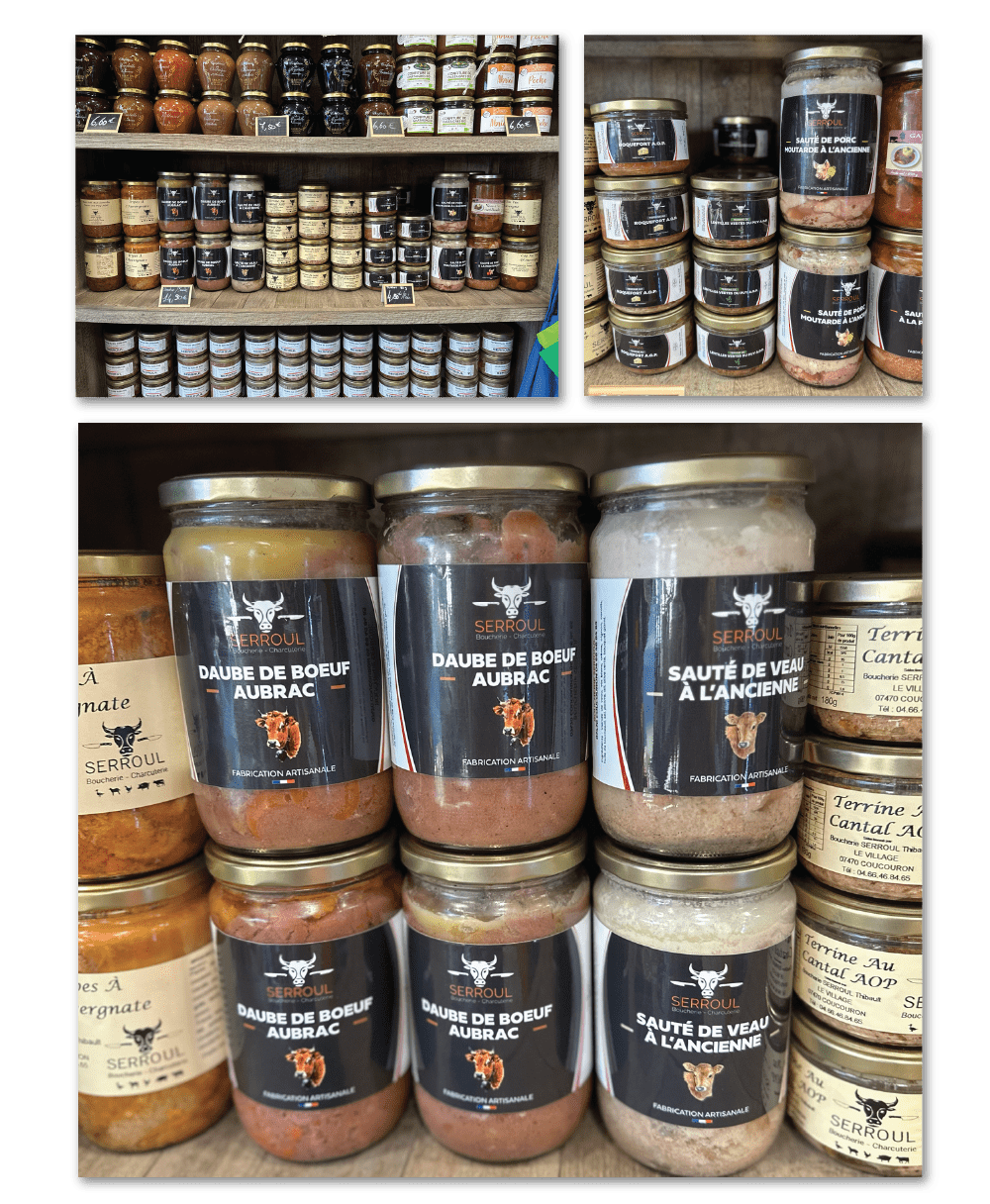 Signalétique pour magasin de la Boucherie Serroul